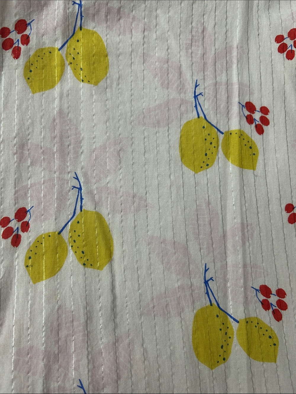 Pink Chicken Lemon Print Halsey Dress sz L - Picture 7 of 8